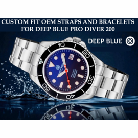 CUSTOM FIT OEM STRAPS AND BRACELETS FOR PRO DIVER 200