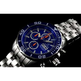 Daynight 65 T-100 Tritium Automatic Swiss Chronograph- Blue