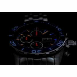 Daynight 65 T-100 Trituim Automatic Swiss Chronograph- Blue Dial