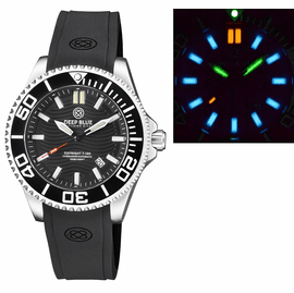 DAYNIGHT COMMANDER T-100 AUTOMATIC BLACK BEZEL - BLACK DIAL STRAP