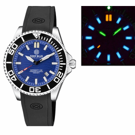 DAYNIGHT COMMANDER T-100 AUTOMATIC BLACK BEZEL - BLUE DIAL STRAP