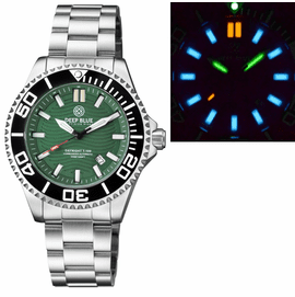 DAYNIGHT COMMANDER T-100 AUTOMATIC BLACK BEZEL - GREEN DIAL BRACELET