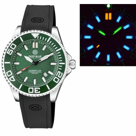 DAYNIGHT COMMANDER T-100 AUTOMATIC GREEN BEZEL - GREEN DIAL STRAP