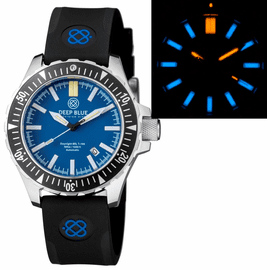 DAYNIGHT MIL T100  TRITIUM BLUE FLAT TUBES -BLUE DIAL