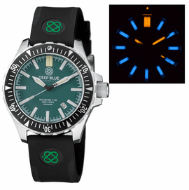 DAYNIGHT MIL T100  TRITIUM BLUE FLAT TUBES -GREEN DIAL