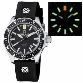 DAYNIGHT MIL T100  TRITIUM GREEN FLAT TUBES - BLACK DIAL