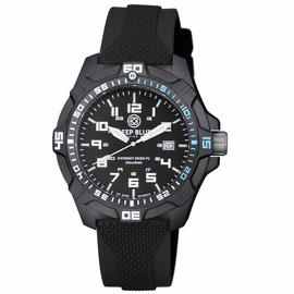 DAYNIGHT PC TRITIUM DIVER WATCH  BLACK/BLUE