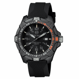 DAYNIGHT PC TRITIUM DIVER WATCH  STEALTH  Red Bezel