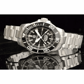 DAYNIGHT RECON T-100 GMT TRITIUM  SWISS AUTOMATIC DIVER