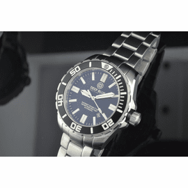 DayNight Scuba - Black Dial Blue Tubes
