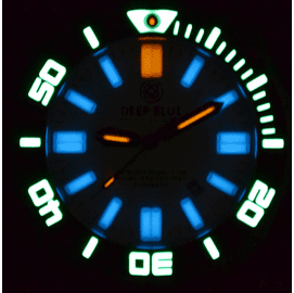 DAYNIGHT SCUBA T-100 TRITIUM BLUE TUBES