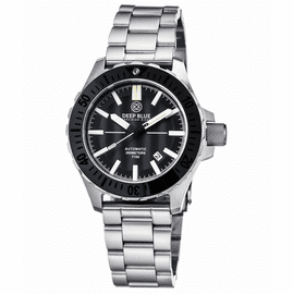 DAYNIGHT SS MIL OPS TRITIUM T-100 CERAMIC BLACK BEZEL -BLACK DIAL