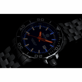 Daynight T-100 Swiss Automatic 63 Tritium Tubes  -Black Dial Lume