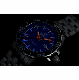 Daynight T-100 Swiss Automatic 63 Tritium Tubes  -Blue Dial Lume