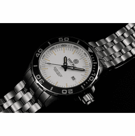 Daynight T-100 Tritium Swiss Auto Sapphire Bezel White Dial Black Hands