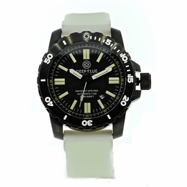 DAYNIGHT T100 OPS PRO TRITIUM FLAT TUBES -48MM PVD On lume white  Silicon