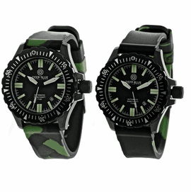 DAYNIGHT T100 OPS TRITIUM FLAT TUBES PVD CASE Reversible Camo Green