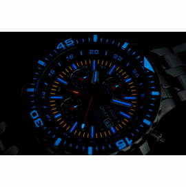 DAYNIGHT - T100 TRITIUM SWISS VALJOUX 7754 LUME BLACK DIAL