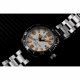 DEEP BLUE 45MM ALPHA MARINE 500 DIVER WHITE/ORANGE