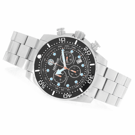 DEEP BLUE JUGGERNAUT III QUARTZ CHRONOGRAPH DIVER BLACK