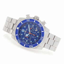 DEEP BLUE JUGGERNAUT III QUARTZ CHRONOGRAPH DIVER BLUE