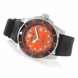 DEEP BLUE JUGGERNAUT III QUARTZ DIVER ORANGE