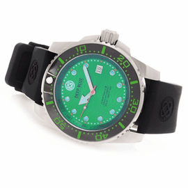 DEEP BLUE JUGGERNAUT III QUARTZ DIVER WAVE DIAL COLLECTION