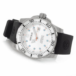 DEEP BLUE JUGGERNAUT III QUARTZ DIVER WHITE