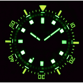 DEEP STAR LUME BLACK/ORANGE BEZEL BLACK DIAL