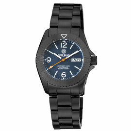 DEFENDER 1000 40MM AUTOMATIC PVD CASE DARK BLUE MATTE DIAL BRACELET