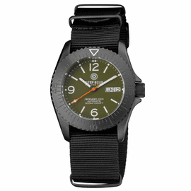 DEFENDER 1000 40MM AUTOMATIC PVD CASE GREEN  DIAL STRAP