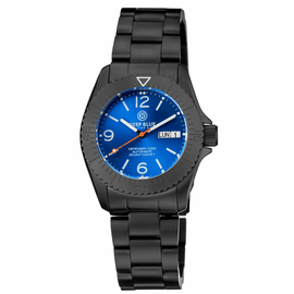 DEFENDER 1000 40MM AUTOMATIC PVD CASE LIGHT BLUE SUNRAY DIAL BRACELET