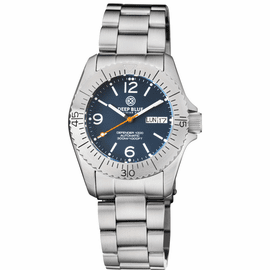 DEFENDER 1000 40MM AUTOMATIC SS CASE DARK BLUE MATTE DIAL BRACELET