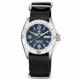 DEFENDER 1000 40MM AUTOMATIC SS CASE DARK BLUE MATTE DIAL STRAP