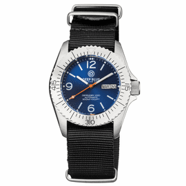 DEFENDER 1000 40MM AUTOMATIC SS CASE DARK BLUE SUNRAY DIAL STRAP