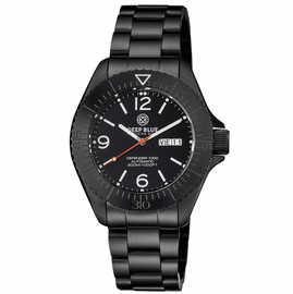 DEFENDER 1000 44MM AUTOMATIC PVD CASE BLACK DIAL BRACELET