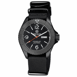 DEFENDER 1000 44MM AUTOMATIC PVD CASE BLACK DIAL STRAP