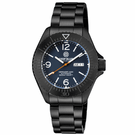 DEFENDER 1000 44MM AUTOMATIC PVD CASE BLUE MATTE DIAL BRACELET