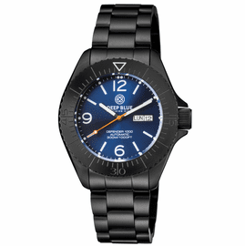 DEFENDER 1000 44MM AUTOMATIC PVD CASE DARK BLUE SUNRAY DIAL BRACELET