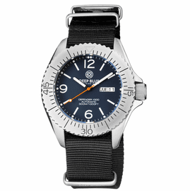 DEFENDER 1000 44MM AUTOMATIC SS CASE BLUE MATTE DIAL STRAP