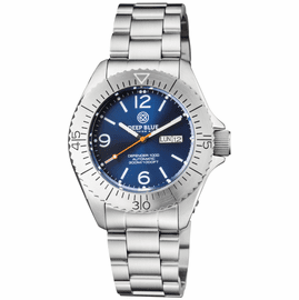 DEFENDER 1000 44MM AUTOMATIC SS CASE DARK BLUE SUNRAY DIAL BRACELET