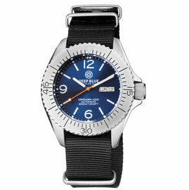 DEFENDER 1000 44MM AUTOMATIC SS CASE DARK BLUE SUNRAY DIAL STRAP