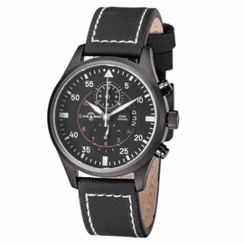 DELTA CHRONOGRAPH PVD BLACK CASE BLACK  DIAL