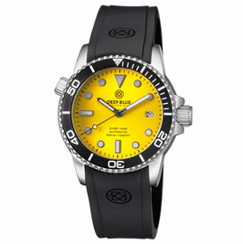 DIVER 1000 AUTOMATIC DIVER BLACK BEZEL YELLOW SUNRAY  DIAL