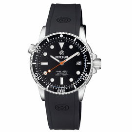 DIVER 1000 II 40MM AUTOMATIC DIVER BLACK CERAMIC BEZEL &#65533; BLACK GLOSSY DIAL ORANGE SECOND HAND