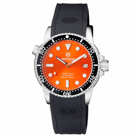 DIVER 1000 II 40MM AUTOMATIC DIVER BLACK CERAMIC BEZEL ORANGE SUNRAY DIAL 