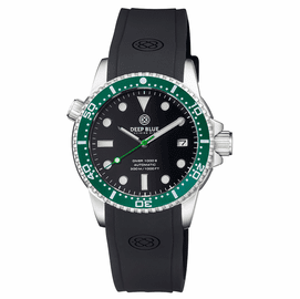 DIVER 1000 II 40MM AUTOMATIC DIVER GREEN CERAMIC BEZEL -BLACK DIAL