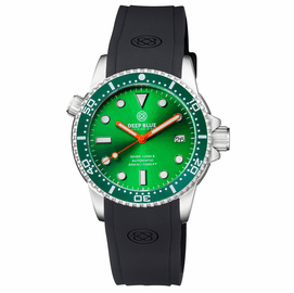 DIVER 1000 II 40MM AUTOMATIC DIVER GREEN CERAMIC BEZEL -GREEN DIAL ORANGE HANDS 