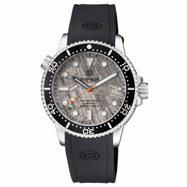 DIVER 1000 II 40MM  SILVER METEORITE DIAL  AUTOMATIC DIVER  BLACK CERAMIC BEZEL STRAP  