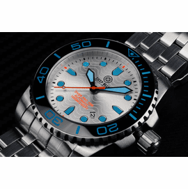 DIVER PRO 1000M AUTOMATIC  CERAMIC BEZEL-SILVER DIAL
